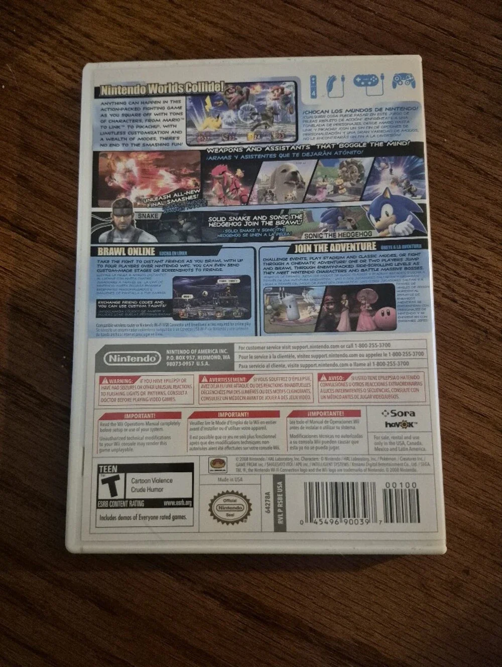 Nintendo official wii